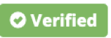 Verified badge with check